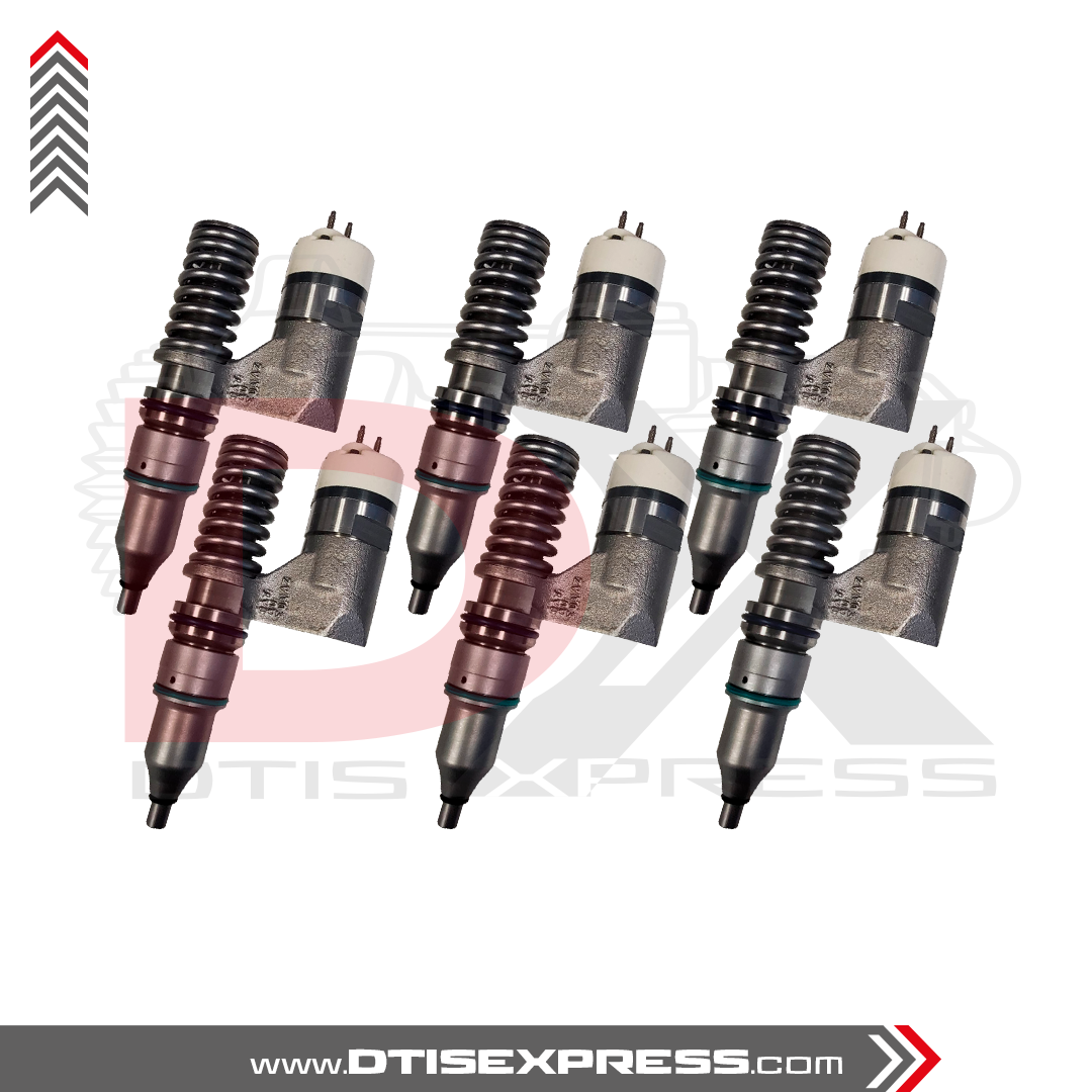 10R0960-5 20R0055 (C-10/C-12) - Set of Premium Reman Diesel Injectors - 6 Injectors Set - $1,200.00 + $900.00 Core Free Shipping in all orders - Image 1
