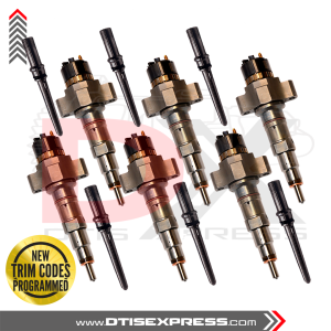 ISL – SET OF PREMIUM REMAN DIESEL INJECTORS – 6 Injectors Set FUEL SUPPLY INCLUDED- $2,100.00 + $900.00 Core Free Shipping in all orders