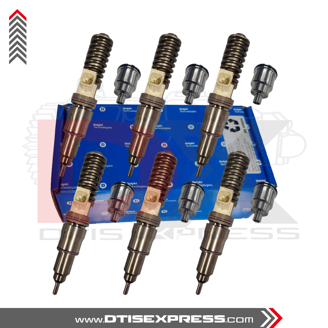 Volvo-1-set 85143383 D16H EPA10/0BD13 - 6 Reman by Delphi Injectors Set Injector Sleeve included – $3,000.00 + $600.00 Core Free Shipping in all ordersD - Image 1