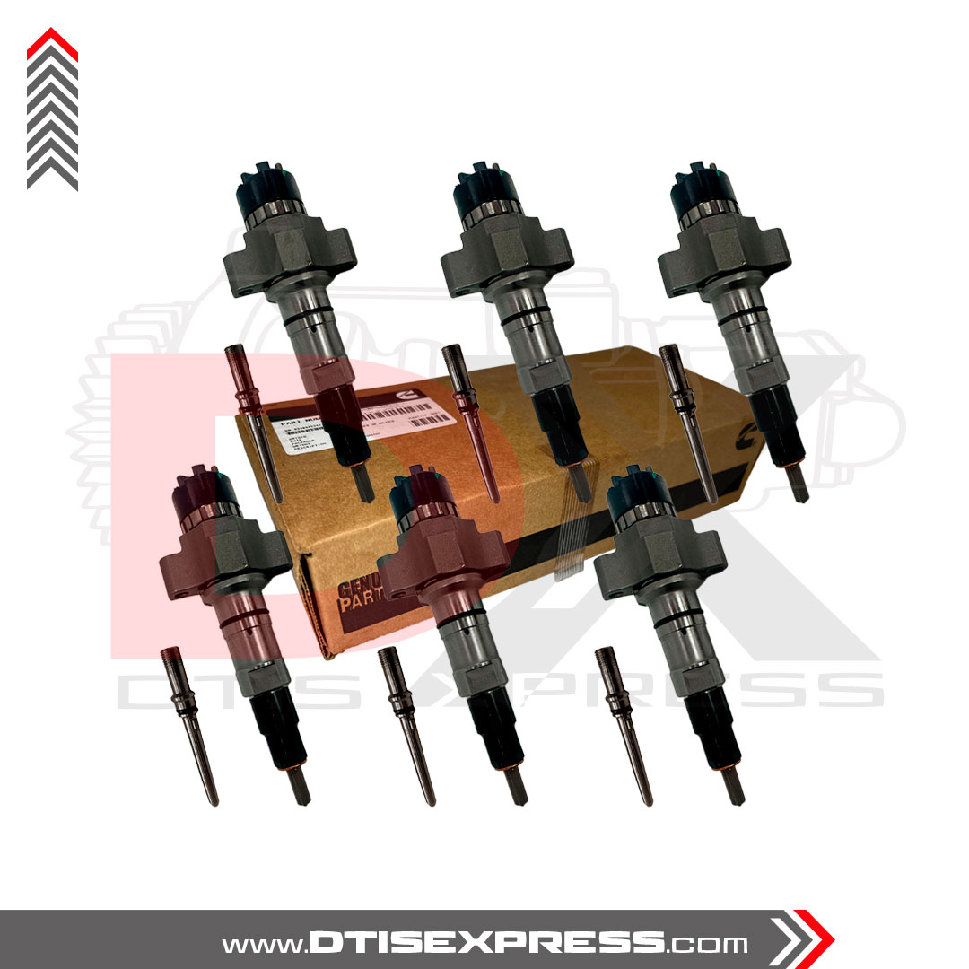 5579405-Set 5579405 ISL – SET OF REMAN DIESEL INJECTORS BY CUMMINS – 6 Injectors Set FUEL SUPPLY INCLUDED- $6,600.00 + $900.00 Core Free Shipping in all orders <b style="color: red;">(Offer $5,610.00 + $900 Core)</b> - Image 1